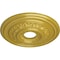 Ekena Millwork Orleans Ceiling Medallion (Fits Canopies up to 4 5/8"), 17 5/8"OD X 3 5/8"ID X 1 7/8"P, Rich Gold CM17OLRGS - alternate 2